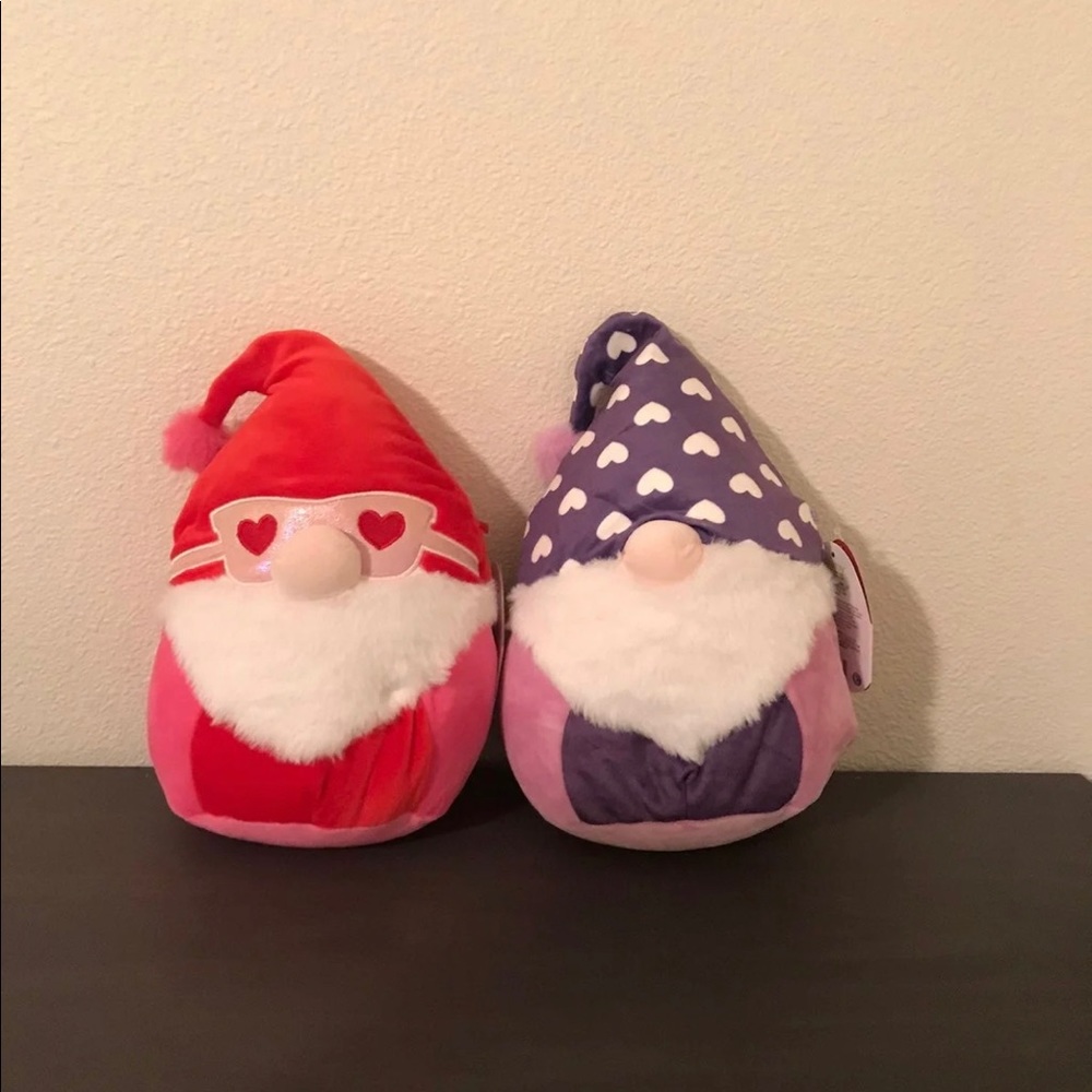 Squishmallow Nefen and Remny the gnome NWT